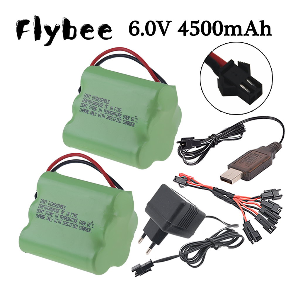 Rc Helicopter Charger - 6V 4500Mah Ni-Mh Batterij Sm Stekker