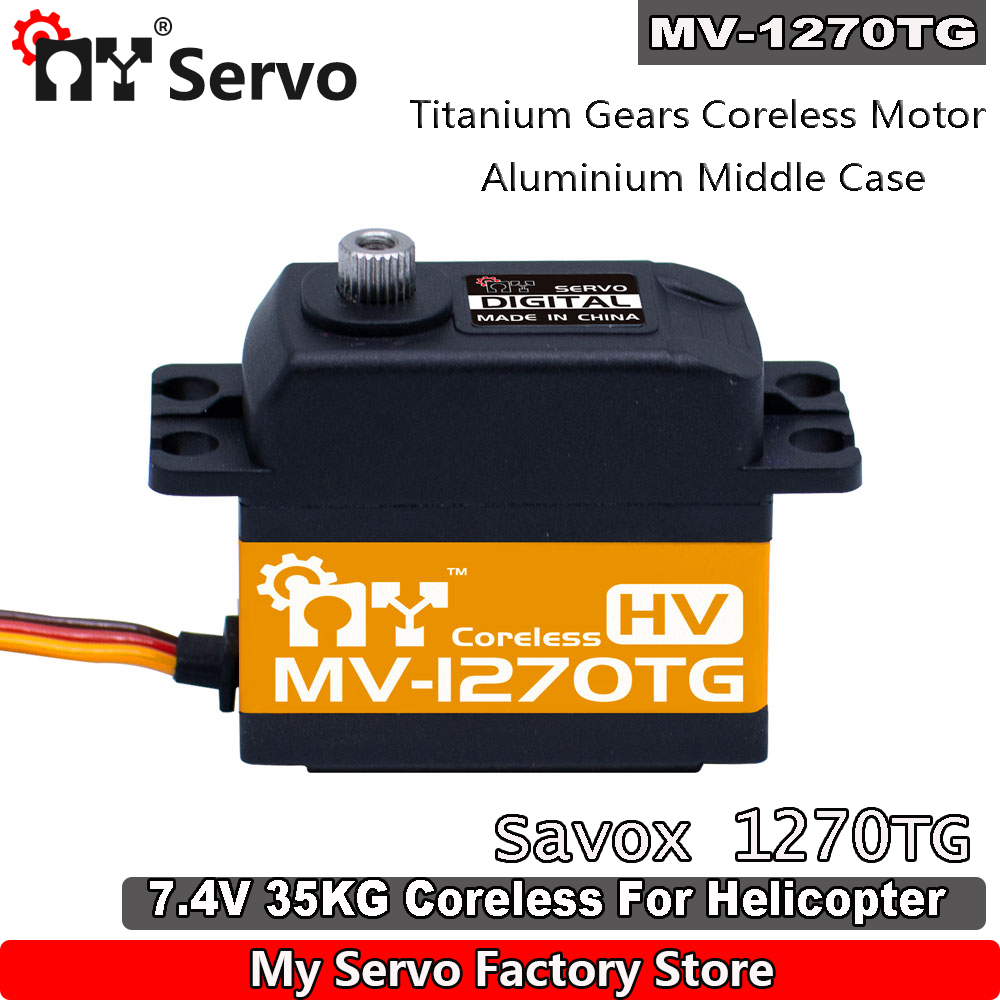 Rc Helicopter Servo - Mijn Rc Servo MV-1270TG Hv 35Kg