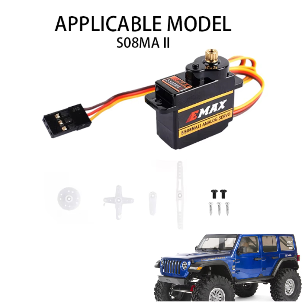 Rc Helicopter Servo - 1/3/5 PCS EMAX ES08MAII 12G Metal
