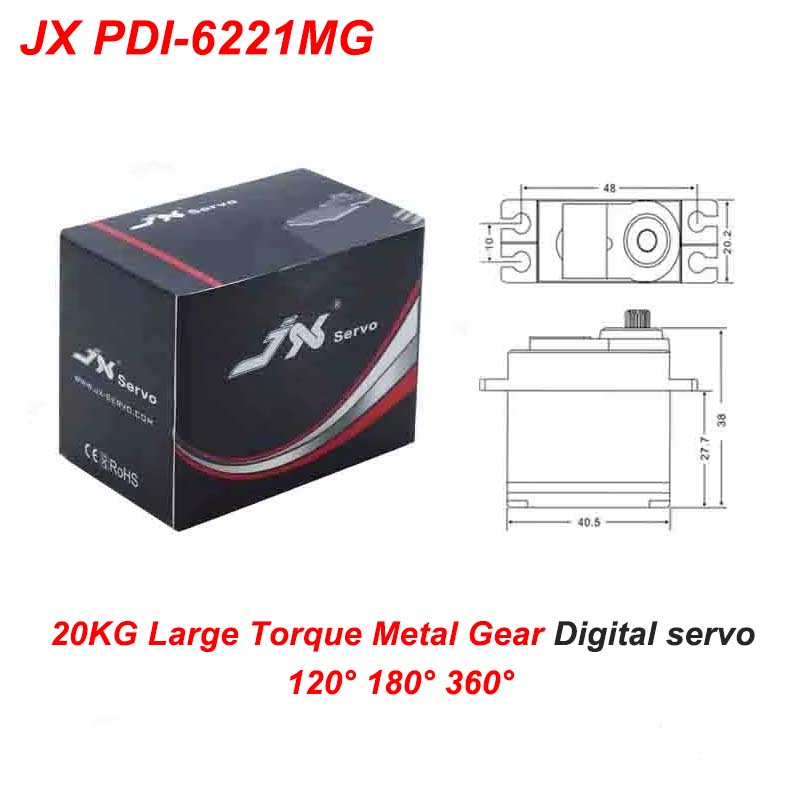 JX PDI-6221MG 20KG Metal Gear  - Rc Helicopter Large recensie en prijs