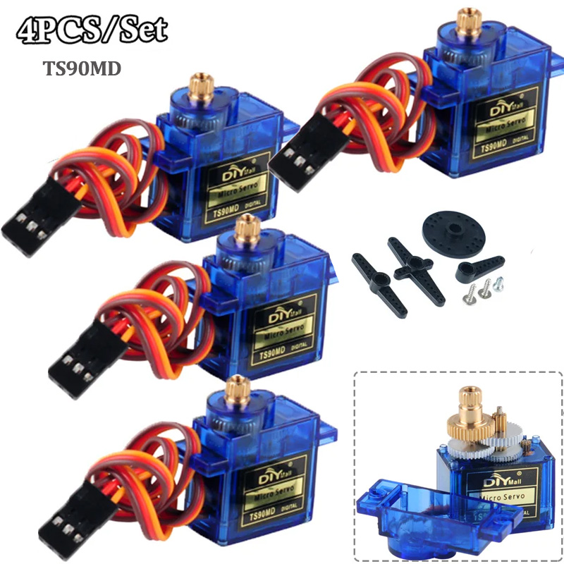 4 stuks TS90MD Micro Digitale  - Rc Helicopter Motor recensie en prijs